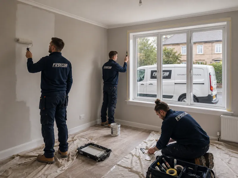Firstcall trades carrying out a void refurbishment